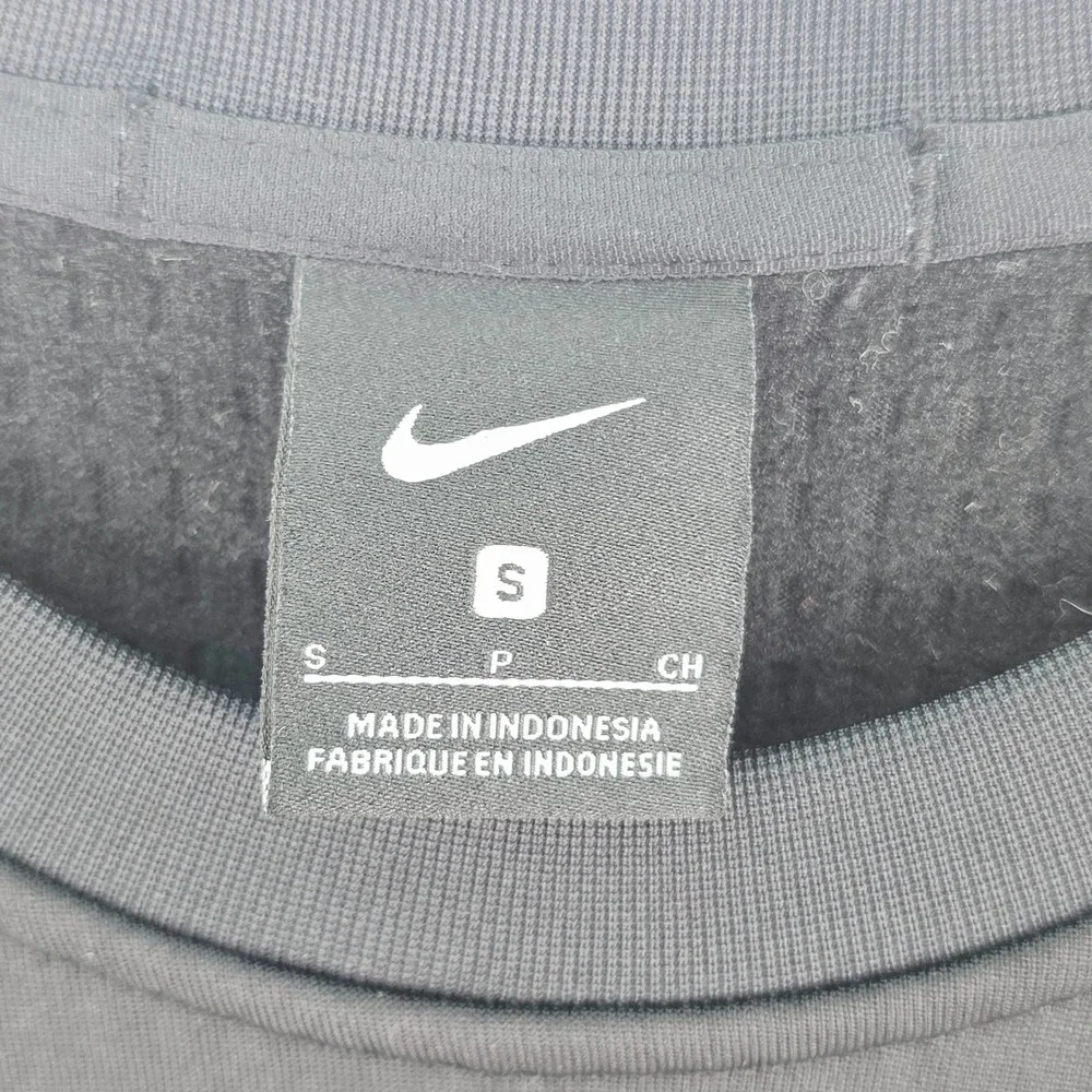 Nike Mens Southlake Carroll Dragons Pullover Black Grid Fleece Shirt Small
